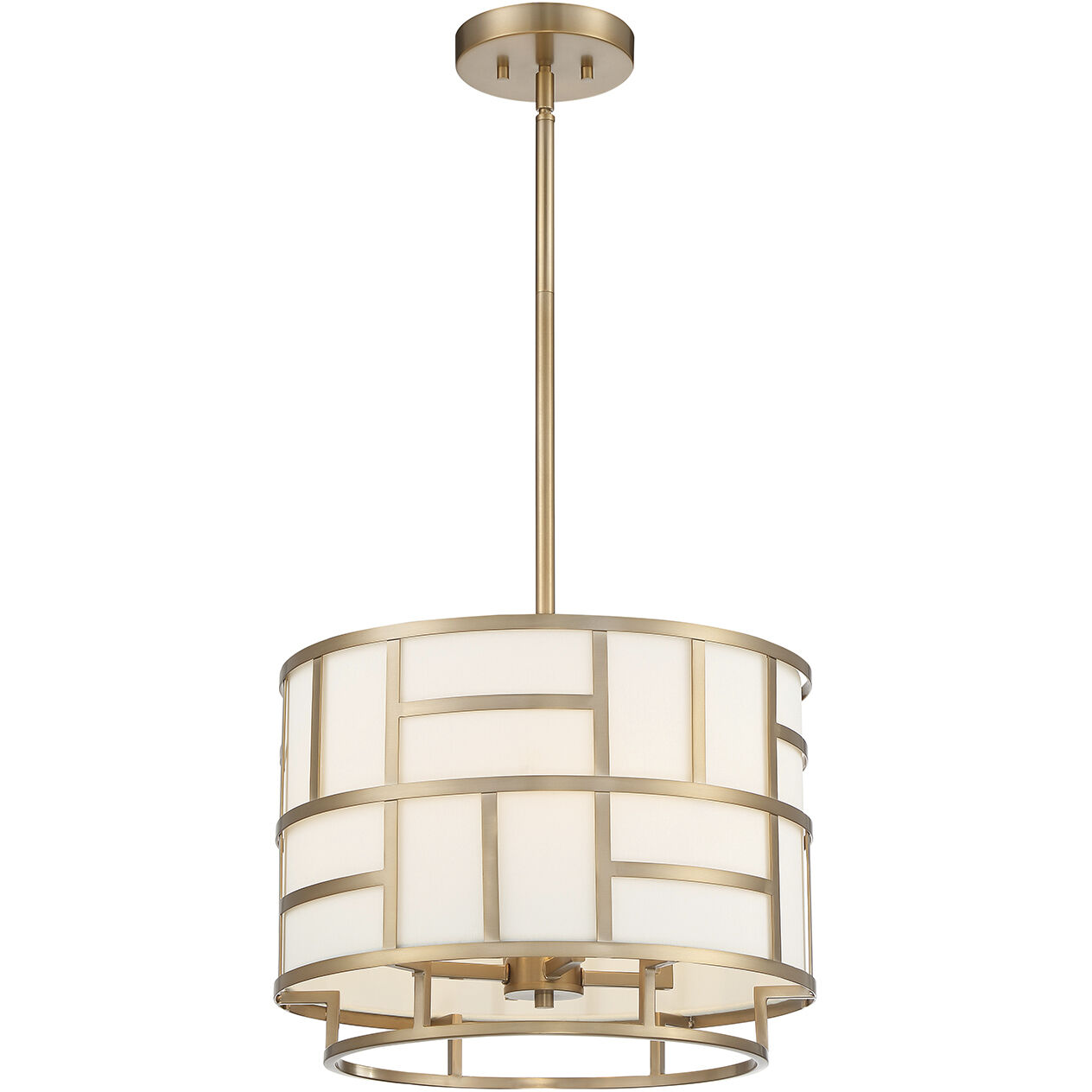 Danielson 4 Light 16.75 inch Vibrant Gold Chandelier Ceiling Light