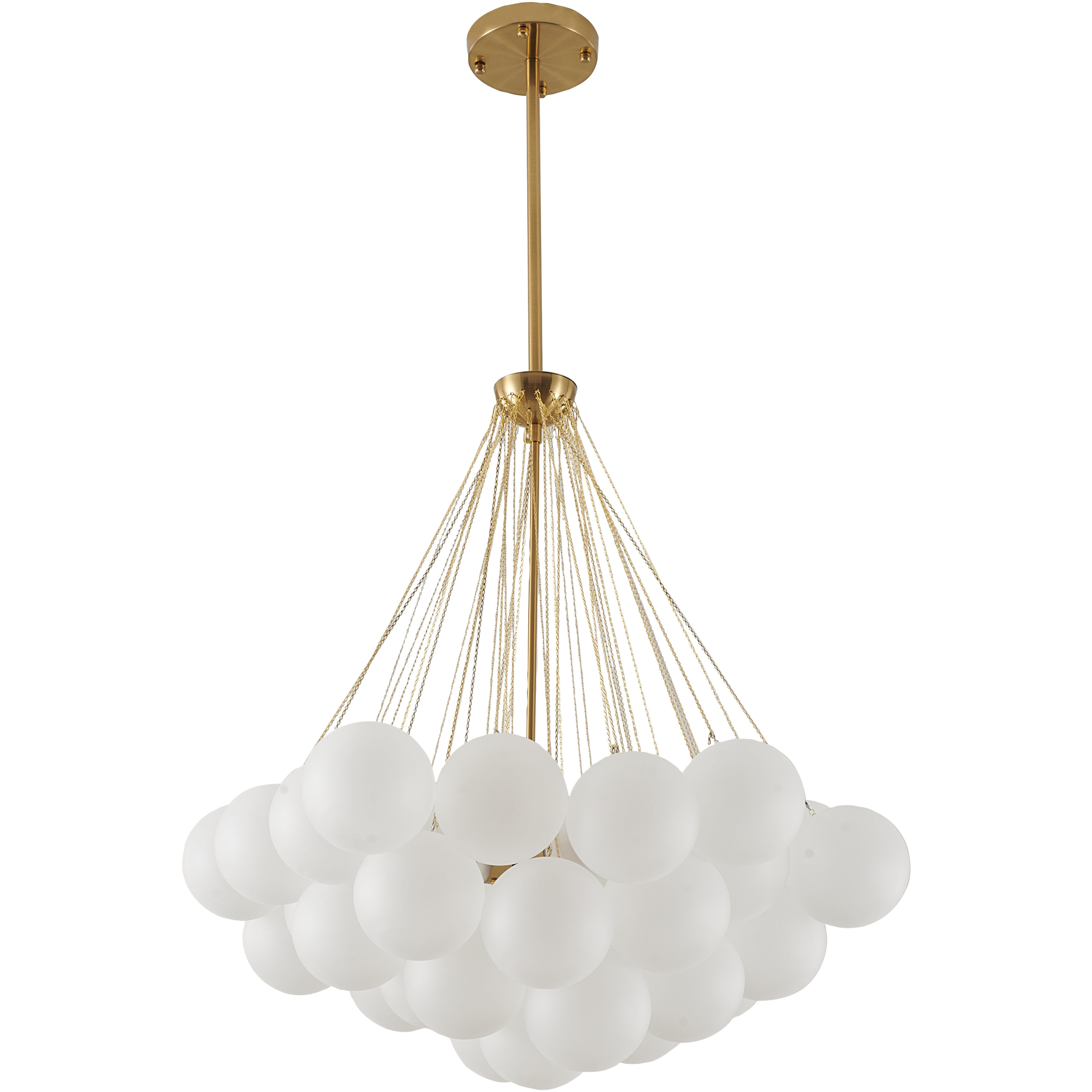 Canada 3 Light 31.5 inch Gold Chandelier Ceiling Light