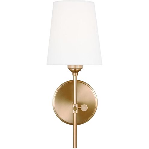 TOB by Thomas O'Brien Baker 1 Light Satin Brass Sconce Wall Light
