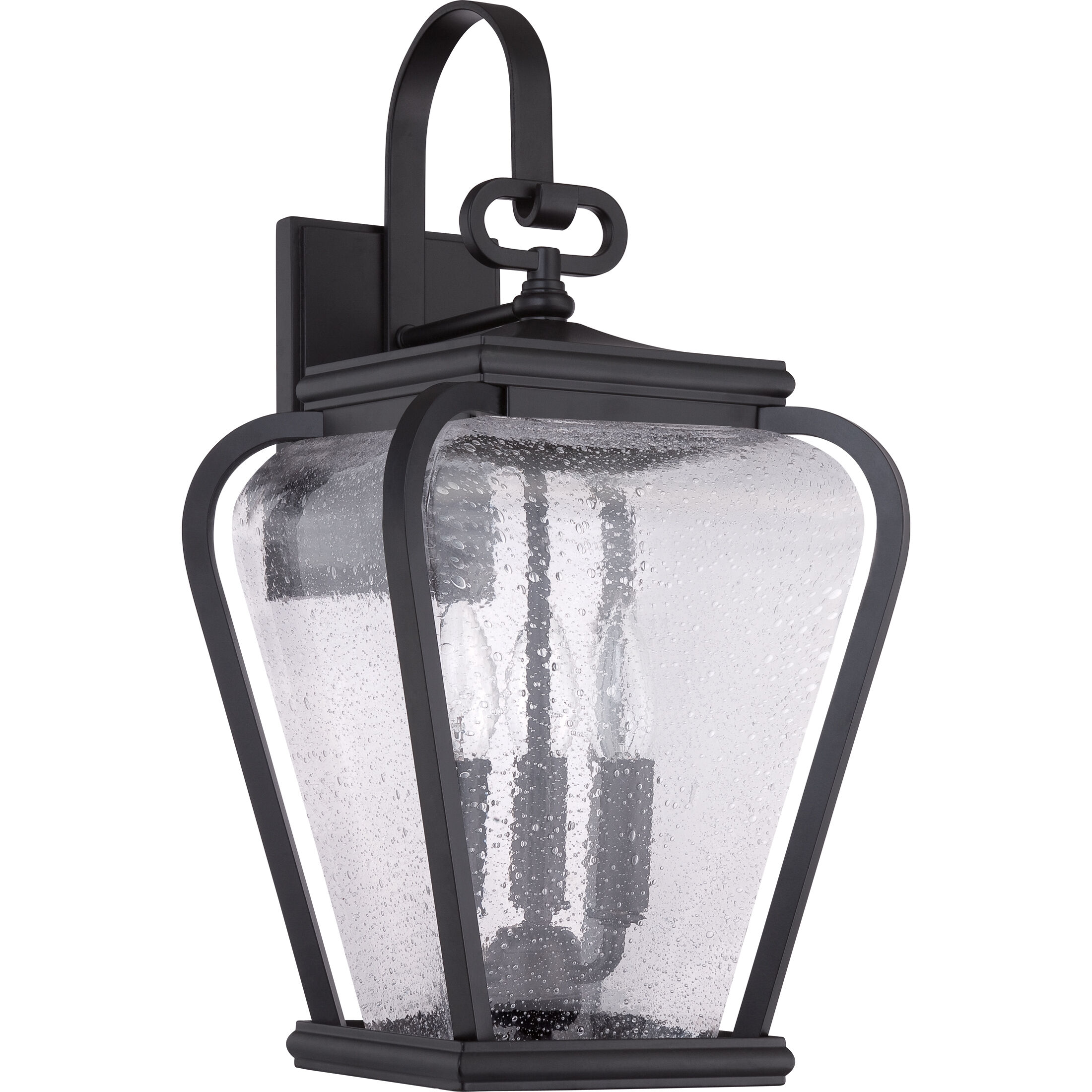 Province 3 Light 19 inch Mystic Black Outdoor Wall Lantern