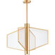 Telstar LED 26 inch Natural Aged Brass Single Pendant Ceiling Light