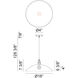 Farmley 1 Light 16 inch Matte White Outdoor Pendant