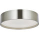 Snare LED 10 inch Brushed Nickel Flush Mount Ceiling Light