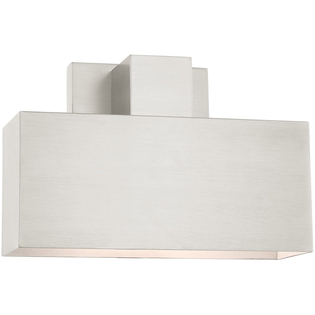 Lynx 1 Light 6 inch Brushed Nickel Outdoor ADA Wall Sconce