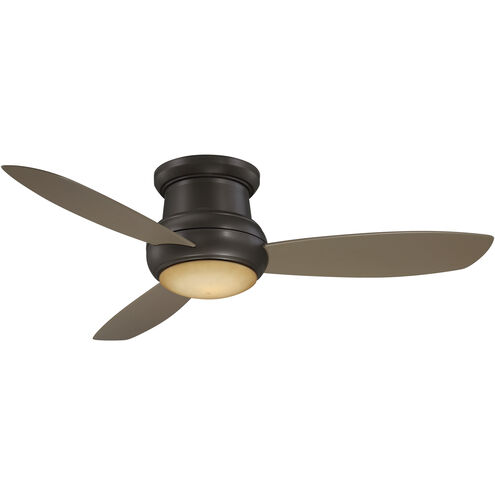 Concept II Wet 52 inch Oil Rubbed Bronze with Taupe Blades Outdoor Ceiling Fan