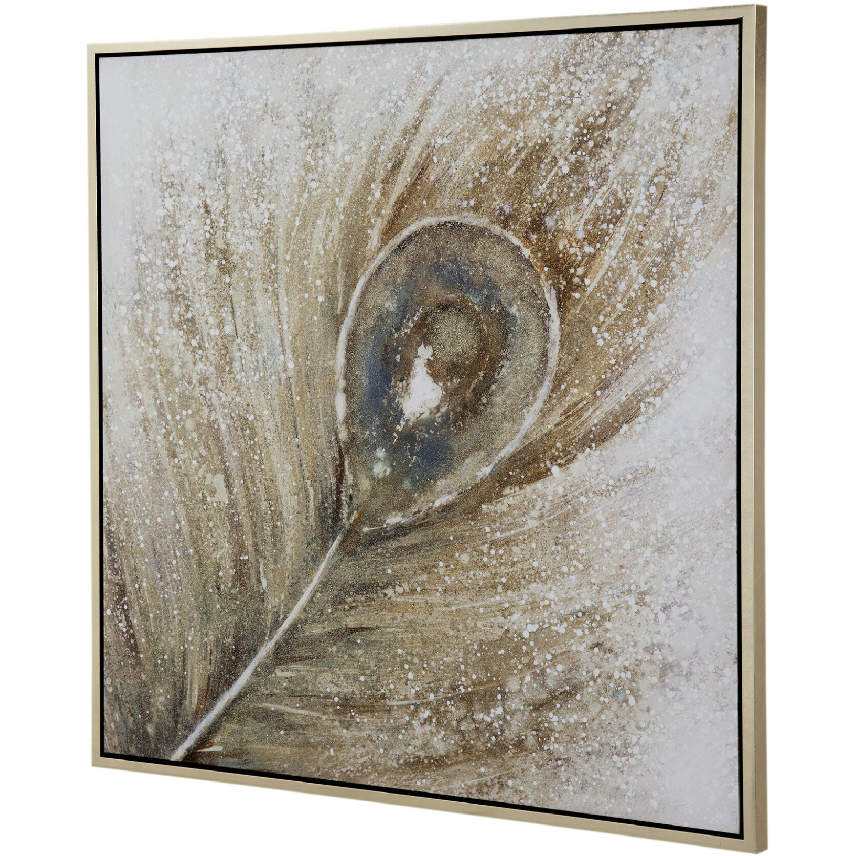 Anita Blue/Champagne Wall Art