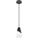 Aimie 1 Light 6 inch Matte Black Pendant Ceiling Light