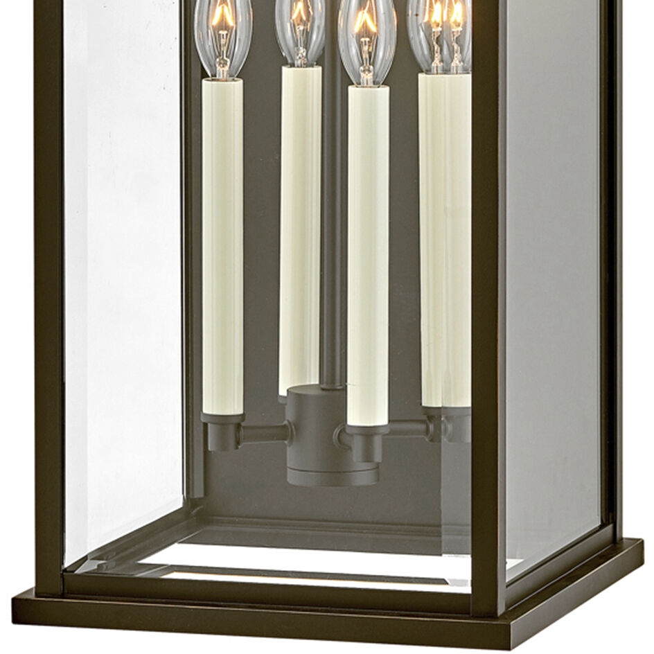 Estate Series Weymouth Outdoor Wall Mount Lantern in Oil Rubbed Bronze