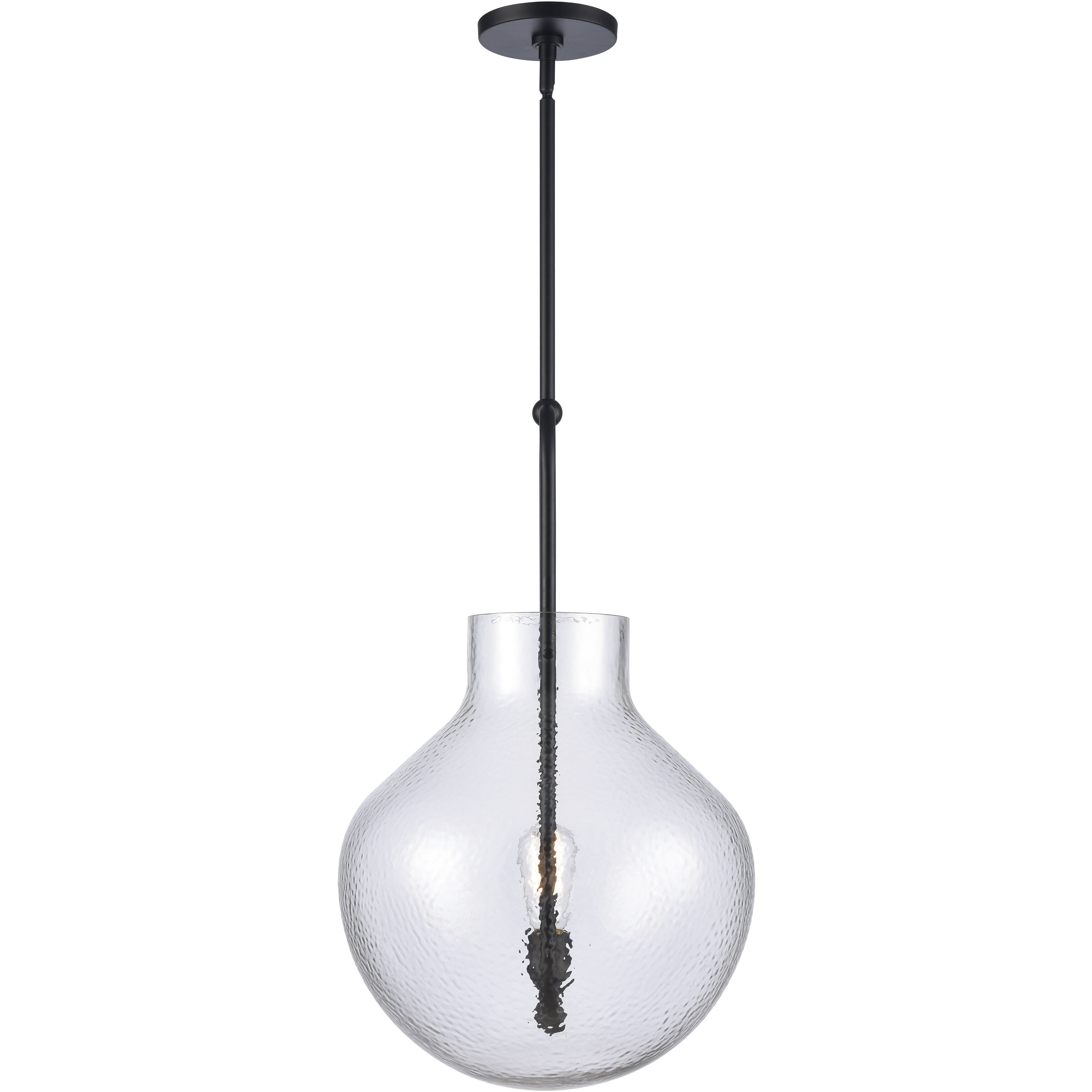 Monica 1 Light 16 inch Matte Black Pendant Ceiling Light