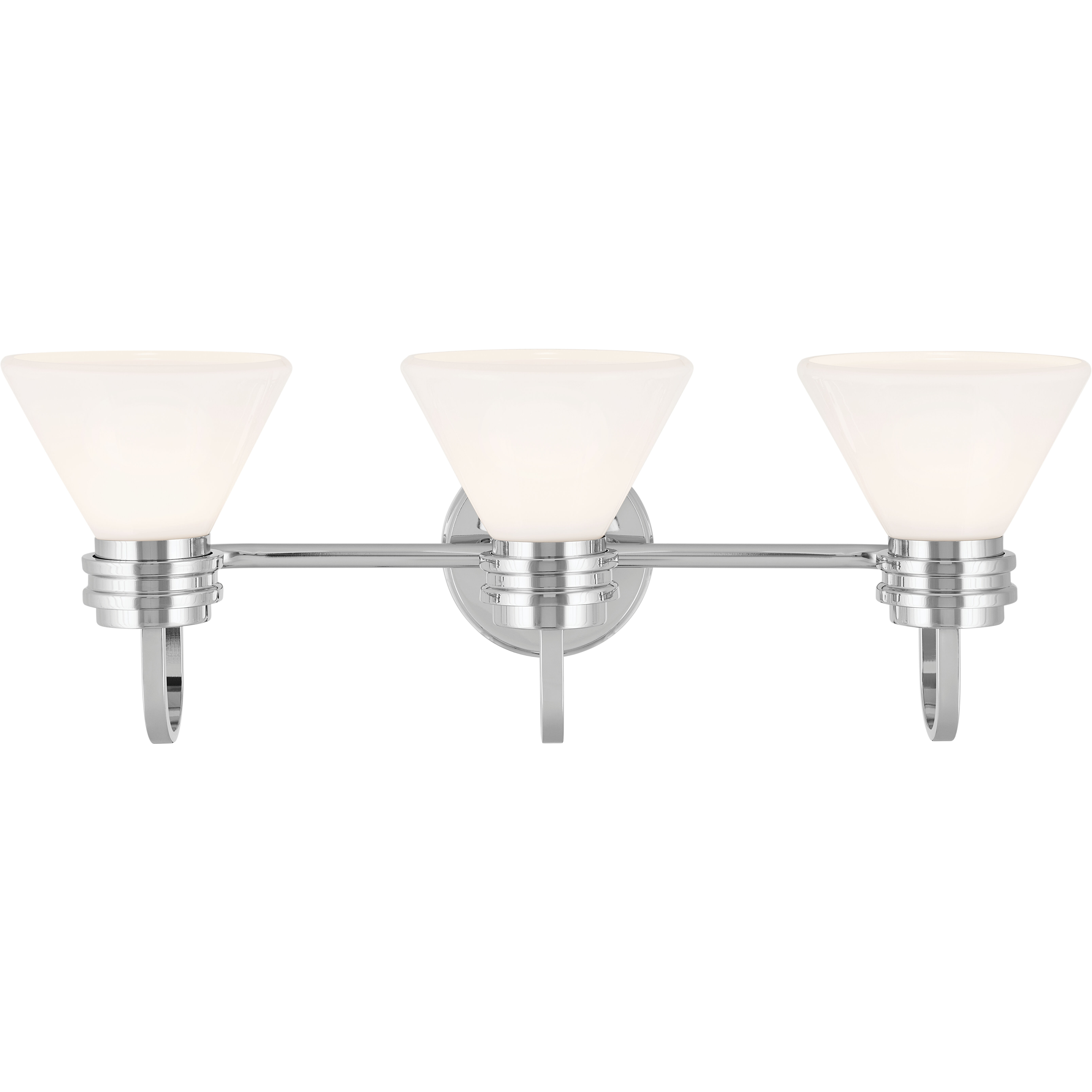 Farum LED 26 inch Chrome Bathroom Vanity Light Wall Light