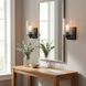 Coastal 1 Light 5 inch Matte Black Wall Sconce Wall Light