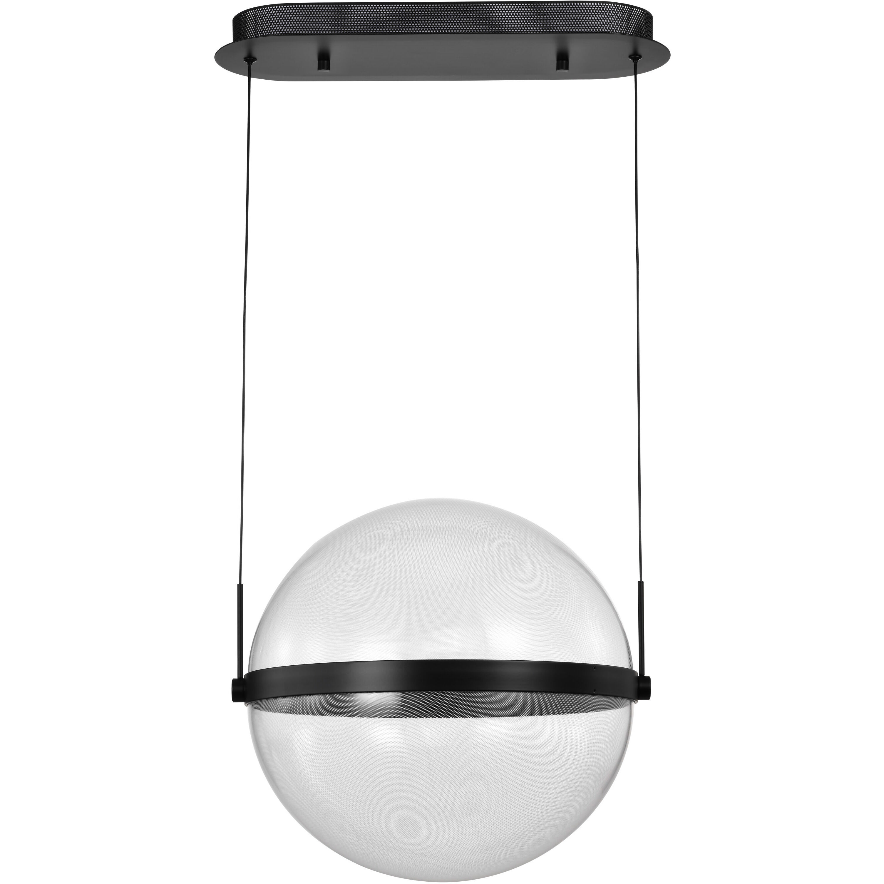 Arvada LED 16.63 inch Matte Black Pendant Ceiling Light