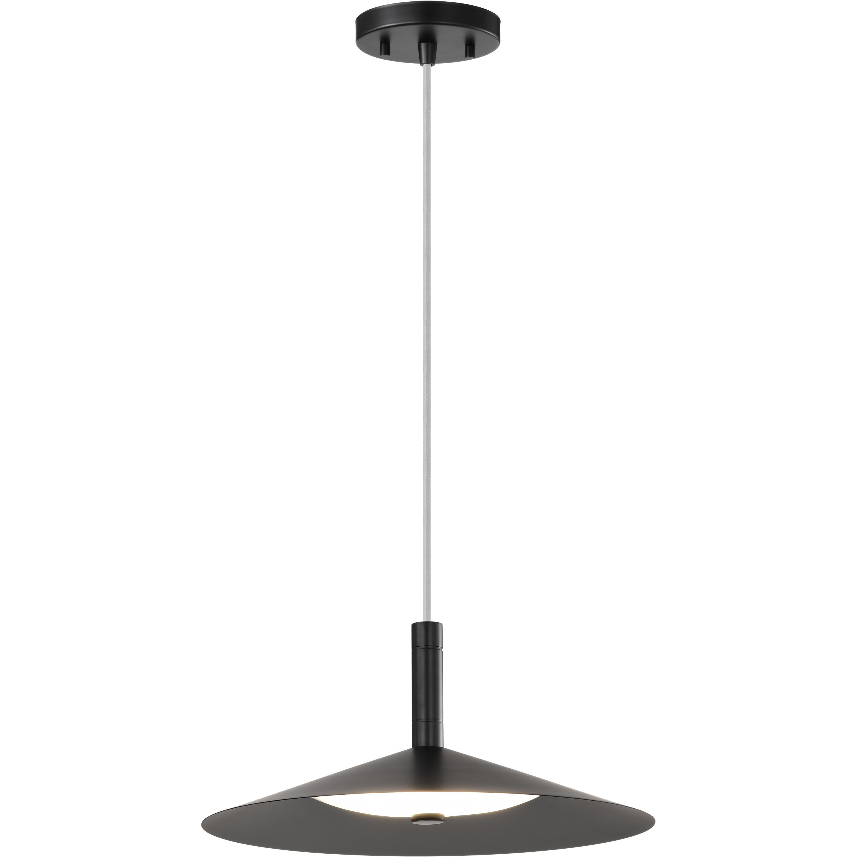 Corrine LED 14 inch Matte Black Pendant Ceiling Light