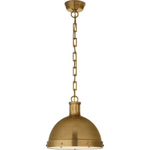 Visual Comfort Thomas O'Brien Hicks 2 Light 13 inch Hand-Rubbed Antique Brass Pendant Ceiling Light, Large TOB5069HAB - Open Box