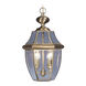 Monterey 2 Light 10.5 inch Antique Brass Medium Outdoor Pendant Lantern