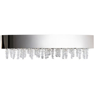 Soleil LED 27 inch Polished Nickel Bath Vanity & Wall Light, Schonbek Signature