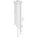 Forest LED 18 inch Brushed Nickel Chandelier Ceiling Light