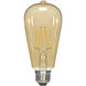 LED Lamp LED ST19 Medium 6.5 watt 120 2300K Light Bulb