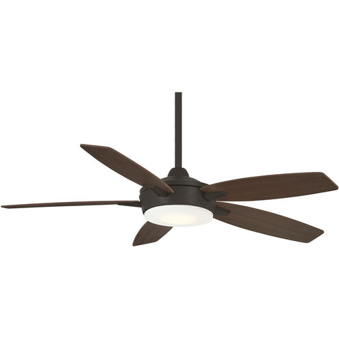Espace 52 inch Oil Rubbed Bronze/Medium Maple with Medium Maple Blades Ceiling Fan