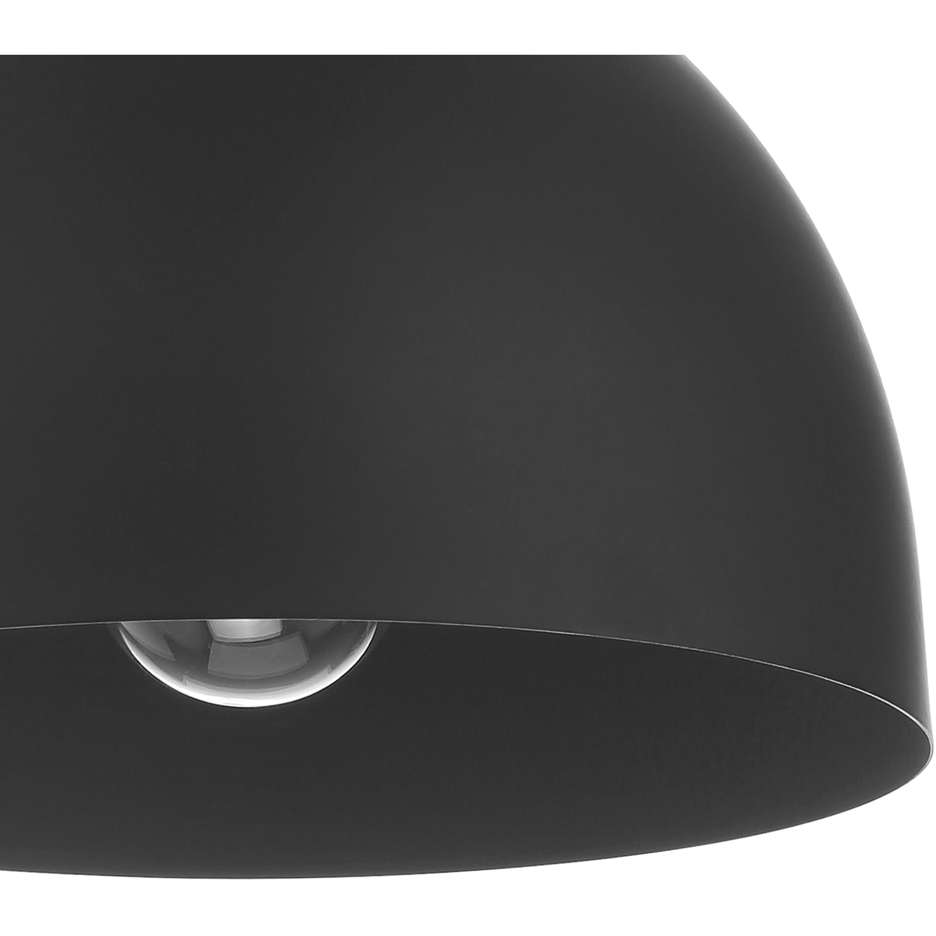 Erling 1 Light 10 inch Matte Black Flush Mount Ceiling Light, Medium