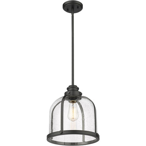 Burren 1 Light 12.25 inch Matte Black Pendant Ceiling Light