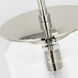 Ray Booth Elias LED 9 inch Polished Nickel Sconce Wall Light