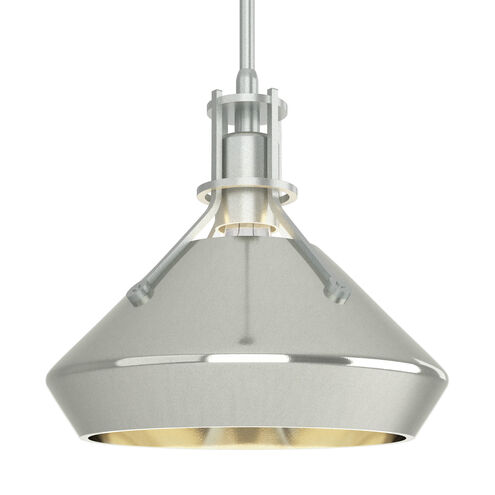 Henry 1 Light 10 inch Vintage Platinum and Sterling Pendant Ceiling Light in Vintage Platinum/Sterling