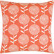 Lachen 20 inch Burnt Orange Pillow Kit in 20 x 20, Square