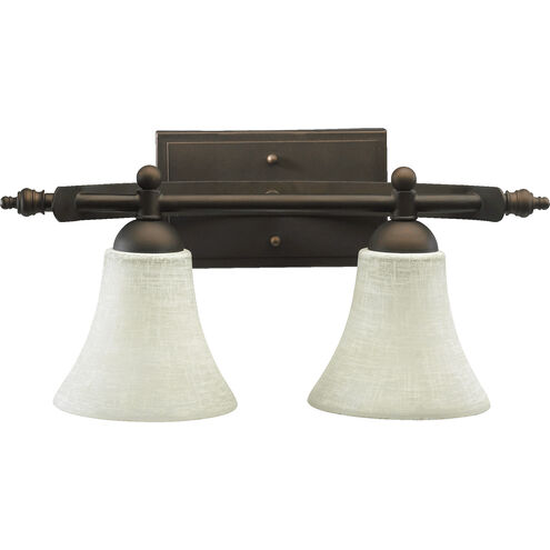 Aspen 2 Light 19 inch Oiled Bronze Vanity Light Wall Light