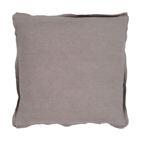 Solid 20 X 20 inch Taupe Pillow Kit