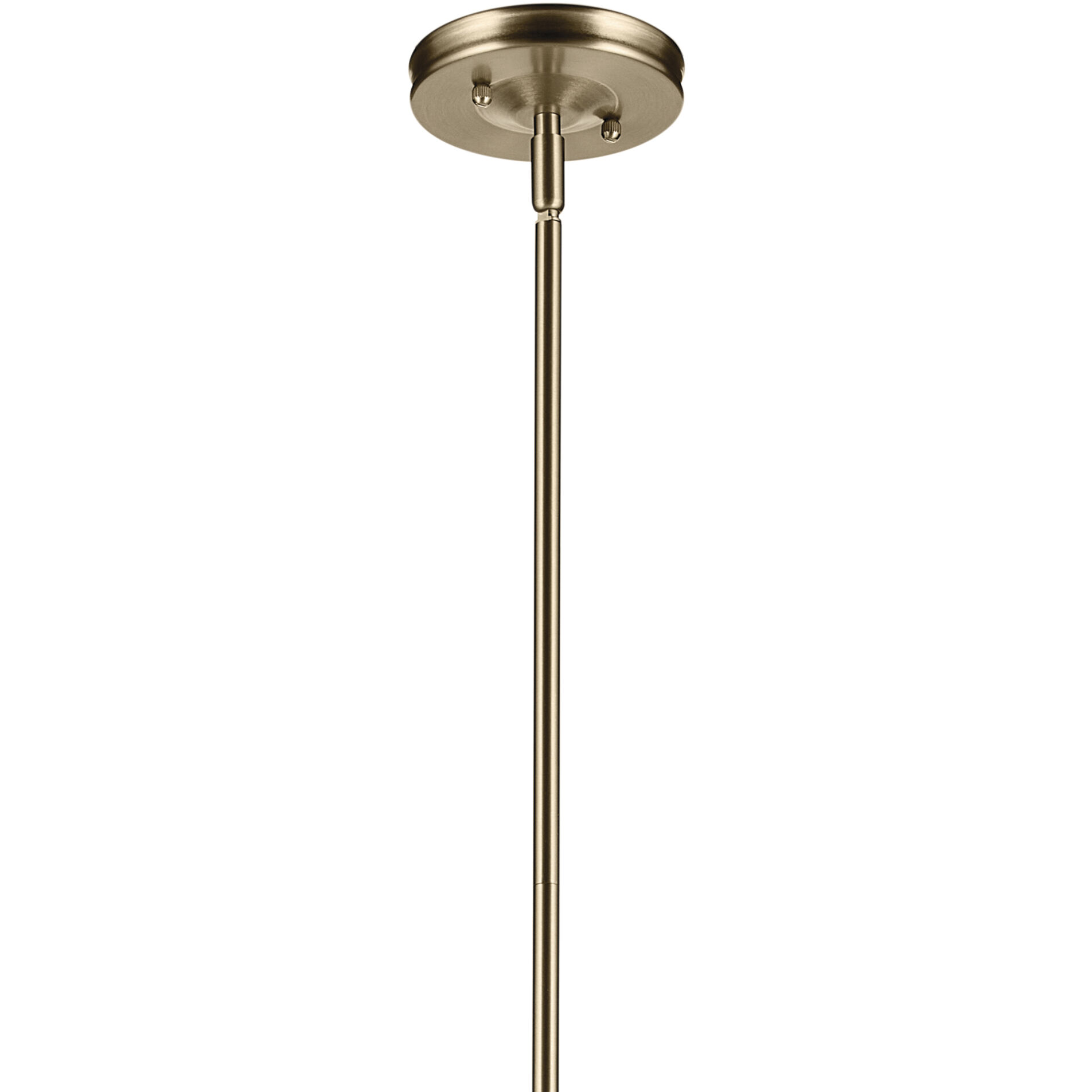 Laria 1 Light Champagne Bronze Pendant Ceiling Light in Opal