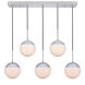 Eclipse 5 Light 42 inch Chrome Pendant Ceiling Light