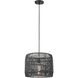 Elwood 1 Light 13.75 inch Matte Black Pendant Ceiling Light