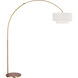 kate spade new york Sawyer 75.25 inch 9 watt Burnished Brass Floor Lamp Portable Light