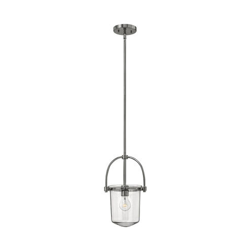 Clancy 1 Light 10 inch Polished Nickel Foyer Light Ceiling Light