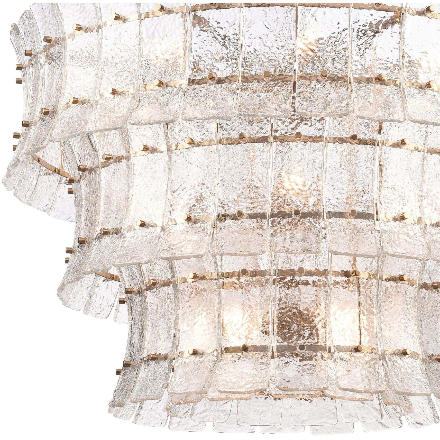 Sophie 16 Light 35.5 inch Lacquered Gold Pendant Ceiling Light