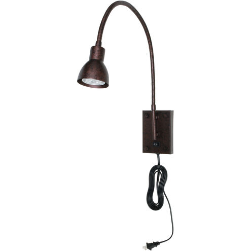 Signature LED 4 inch Rust Gooseneck Wall Lamp Wall Light