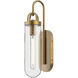 Alora Mood Lancaster 1 Light 4.63 inch Aged Gold Bath Vanity Light Wall Light