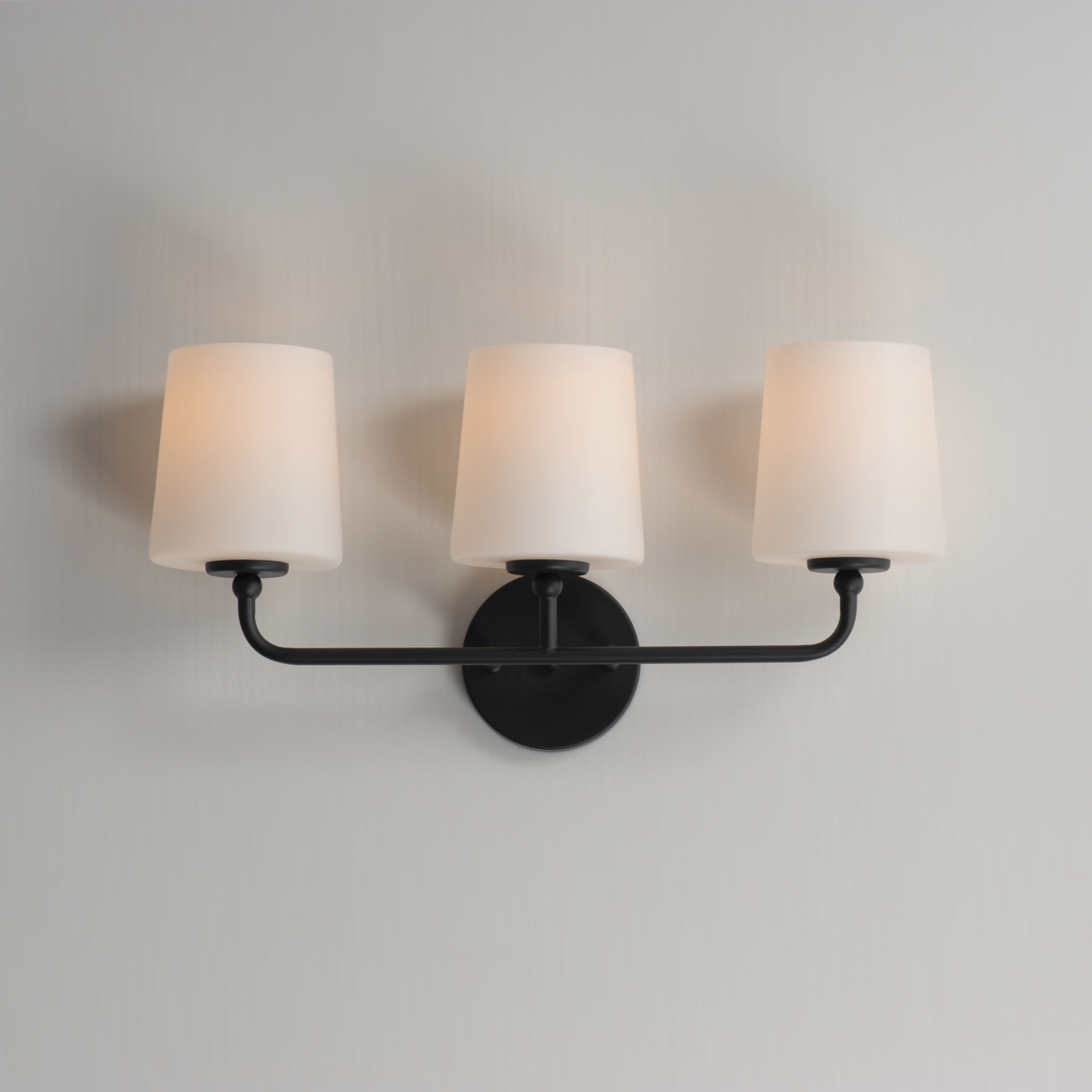 Bristol 3 Light 21 inch Black Bath Vanity Wall Light