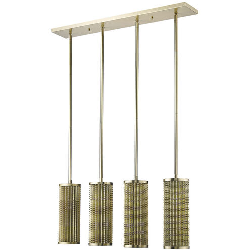 Basetti 4 Light 5 inch Gold Pendant Ceiling Light