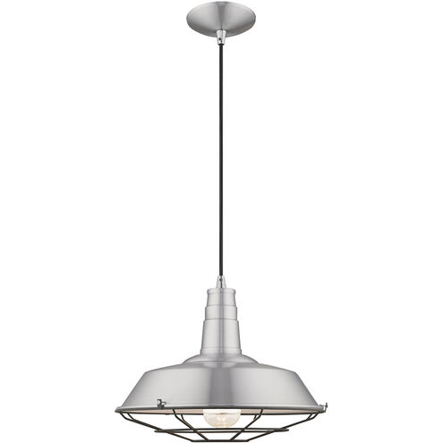 Allison 1 Light 14 inch Brushed Aluminum Mini Pendant Ceiling Light