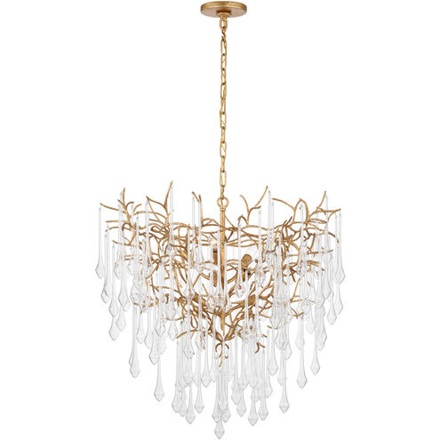 Visual Comfort Signature Collection Julie Neill Rayne LED 32 inch Gilded Iron Chandelier Ceiling Light JN5220GI-CG - Open Box