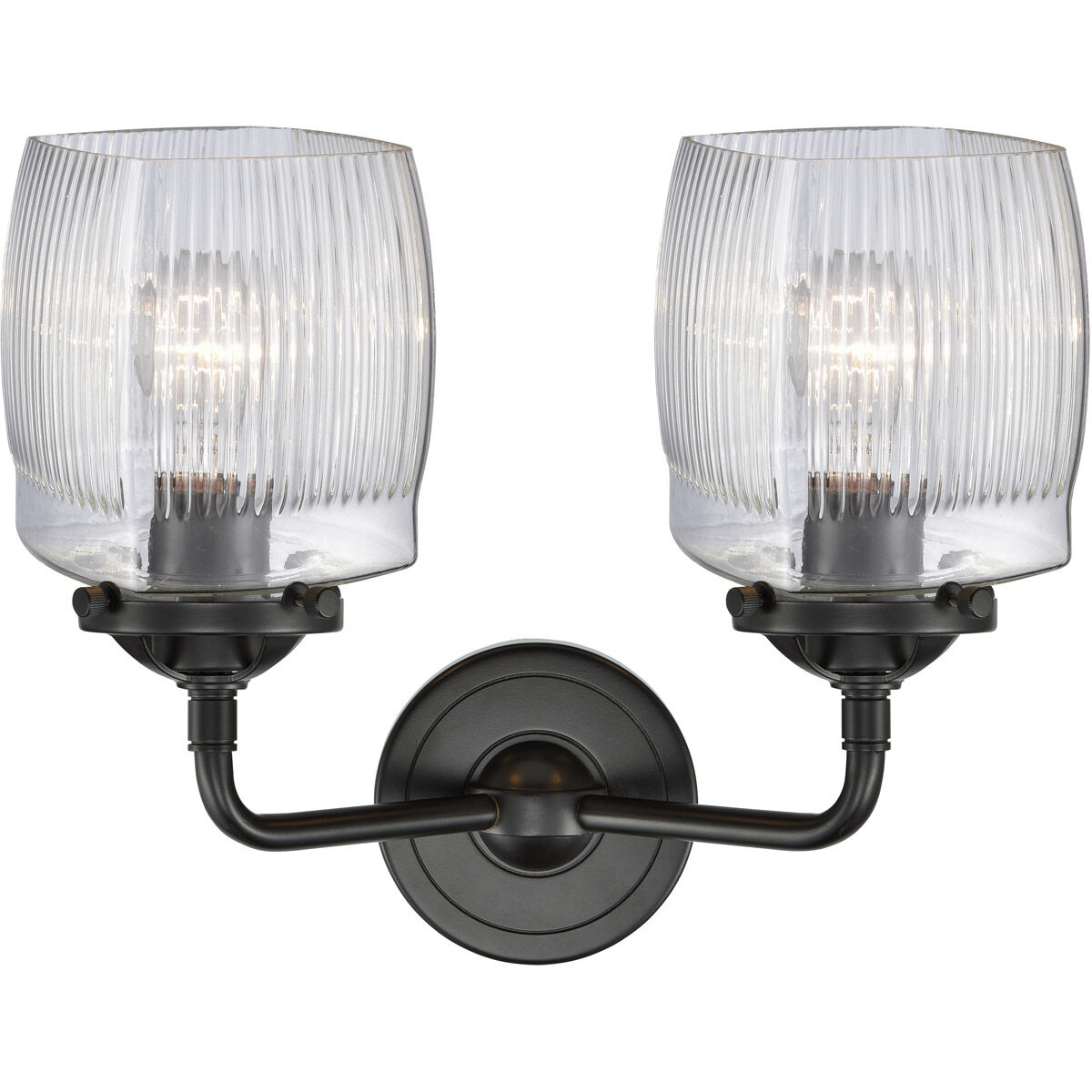 Nouveau Colton 2 Light 14 inch Oil Rubbed Bronze Bath Vanity Light Wall Light, Nouveau