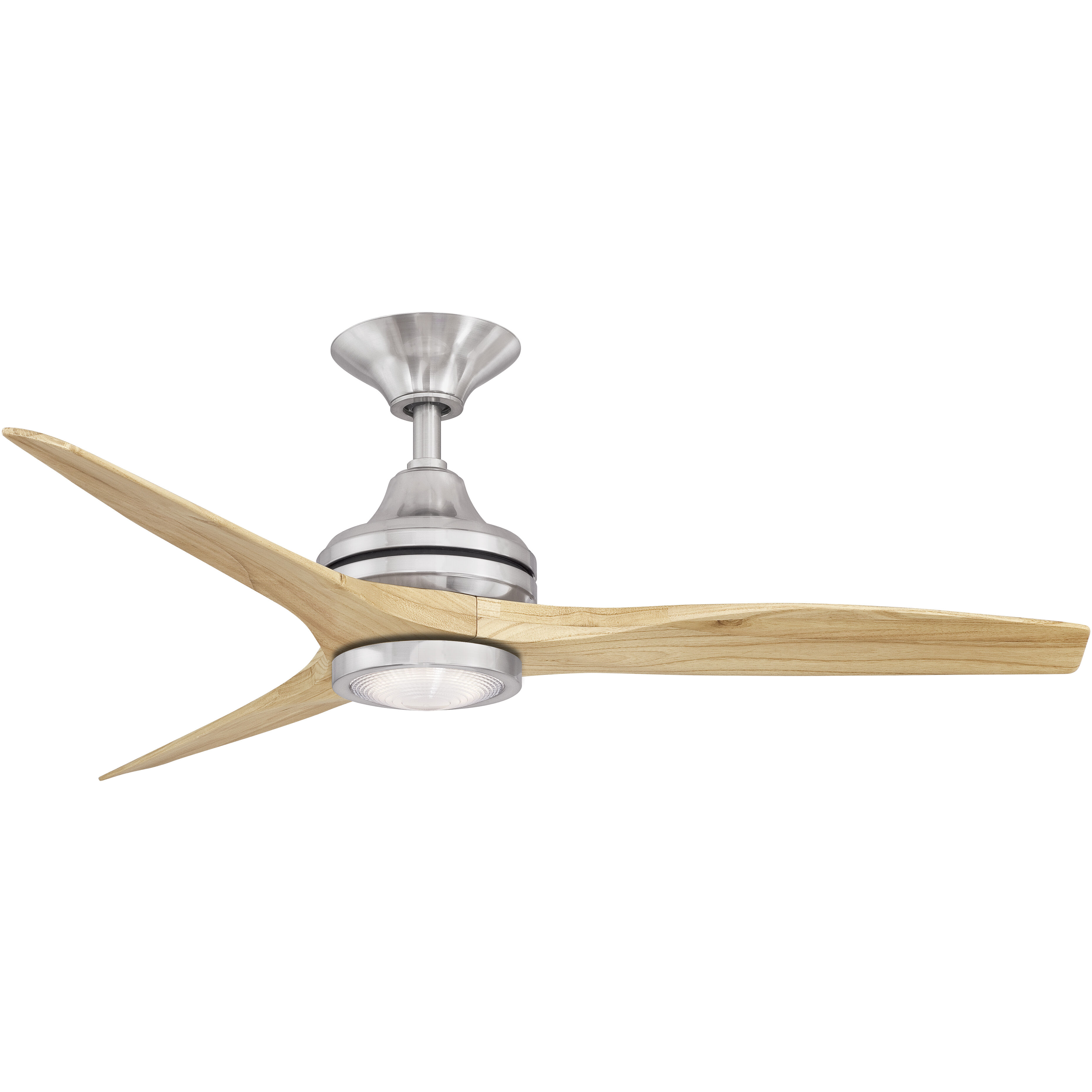 Spitfire 1 Light Brushed Nickel Fan Light Kit