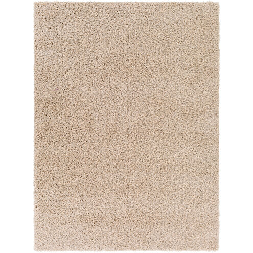 Bliss Shag 108 X 79 inch Beige Rug in 7 x 9