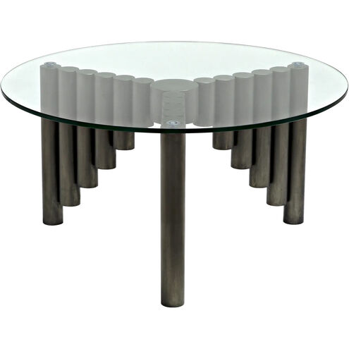 Organum 36 X 36 inch Gun Metal Coffee Table