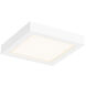 Delta LED 6 inch White Flushmount Ceiling Light, Indoor/Outdoor