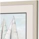 Waterside Collection Distressed Whitewash Framed Art