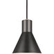 Towner 1 Light 7 inch Satin Brass Mini-Pendant Ceiling Light