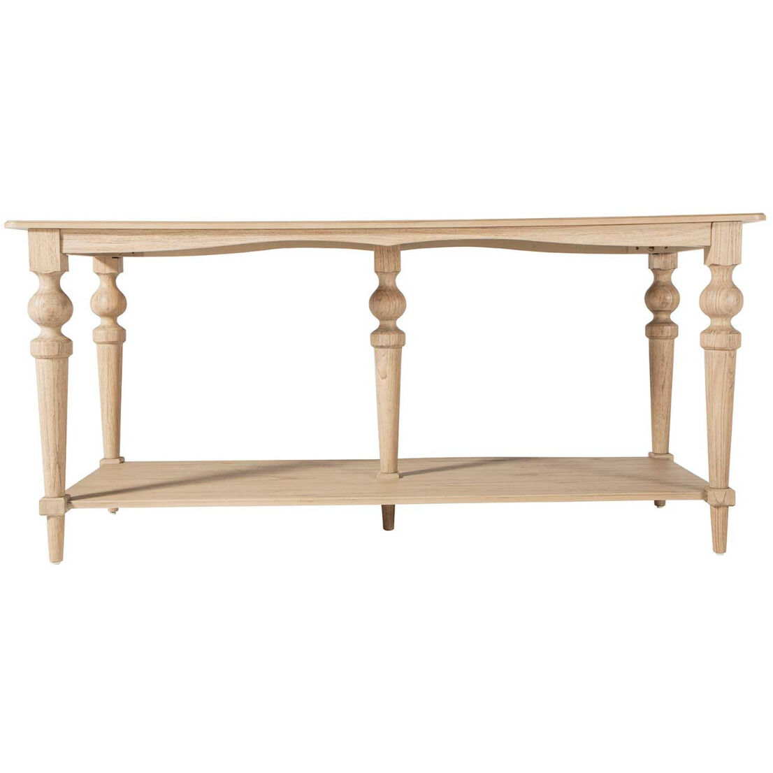 Nirvana 76.75 X 30.5 inch Brushed Blonde Natural Console Table